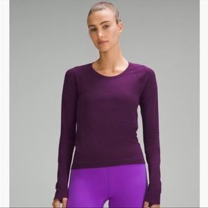 Lululemon swiftly tech long sleeve race length size 8
